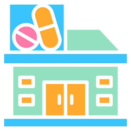 Pharmacy Generic color fill icon