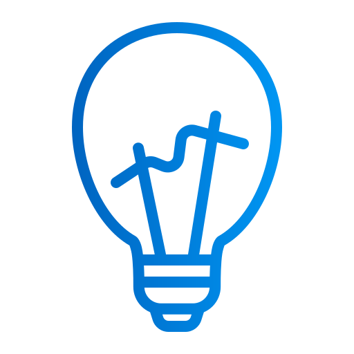 Electric bulb Generic gradient outline icon