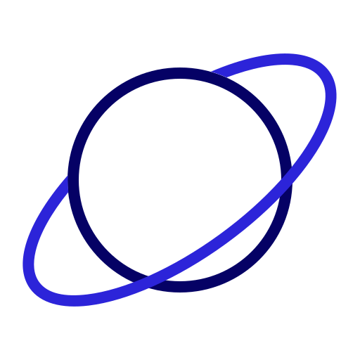 planeta Generic color outline ikona