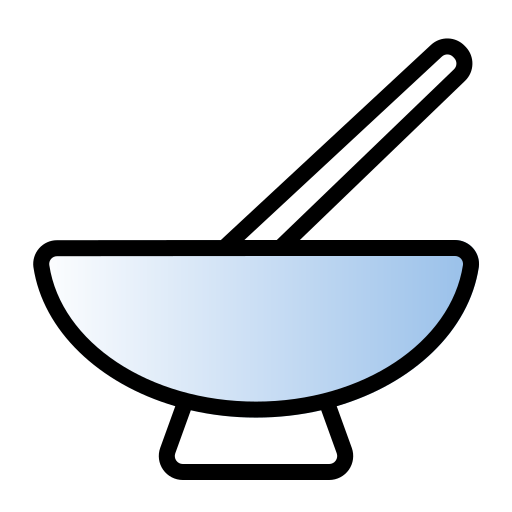 miska ajurwedyjska Generic gradient lineal-color ikona