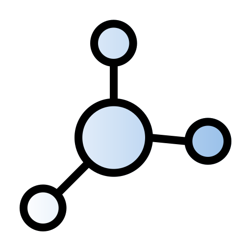 atomo Generic gradient lineal-color icona
