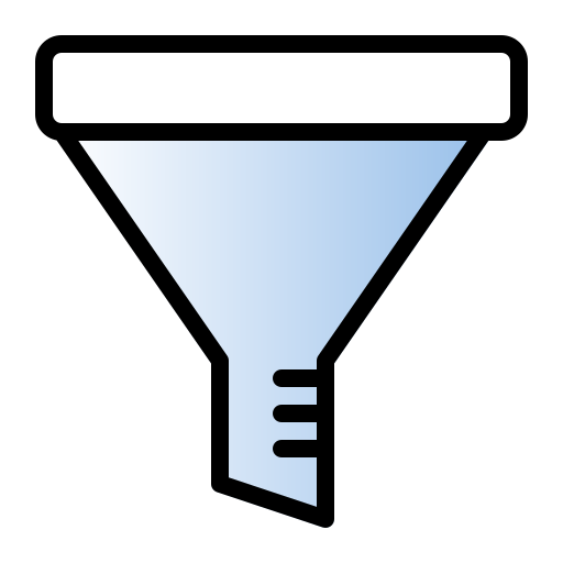embudo Generic gradient lineal-color icono