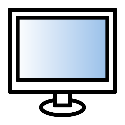 computer Generic gradient lineal-color icona