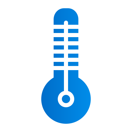 thermometer Generic gradient fill icoon