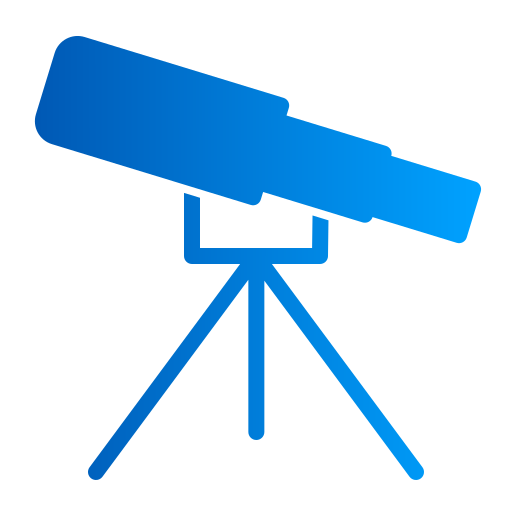 telescópio Generic gradient fill Ícone