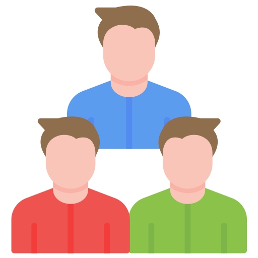 tres personas Generic color fill icono