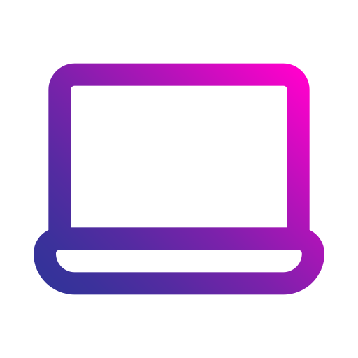 laptop Generic gradient outline icoon