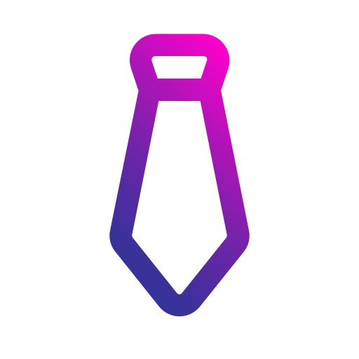 cravatta Generic gradient outline icona