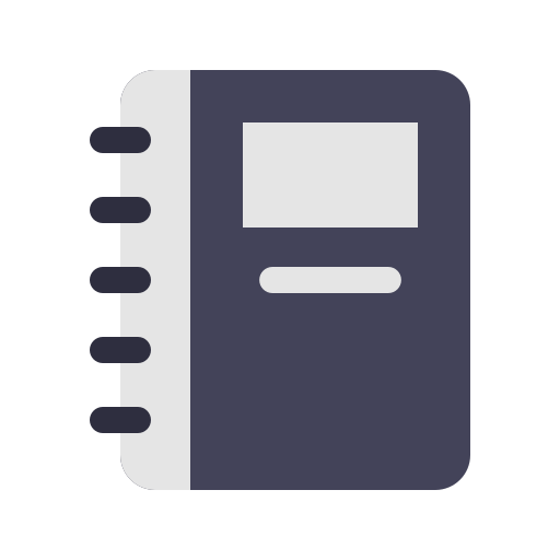 Phonebook Generic color fill icon