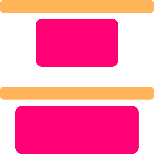 allineamento superiore Generic color fill icona