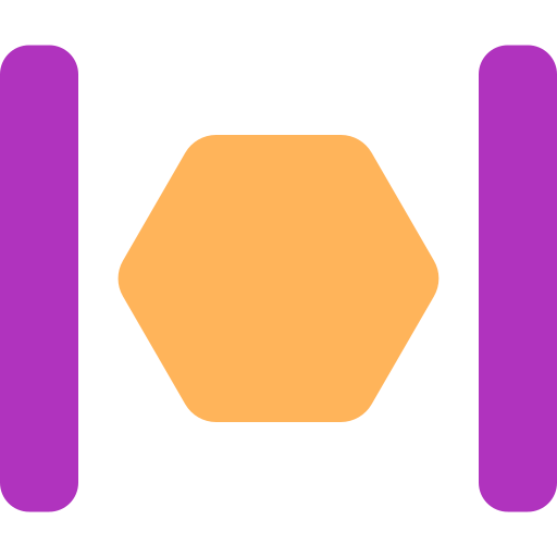 Hexagon Generic color fill icon