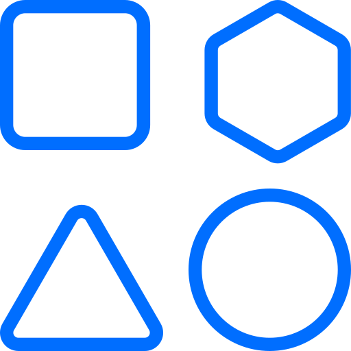 Shapes Generic color outline icon