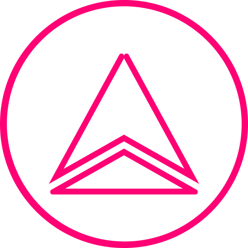 tetraedro Generic color outline icona