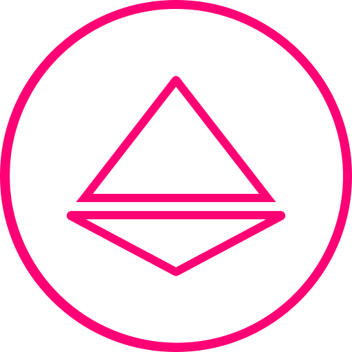 Тетраэдр Generic color outline иконка