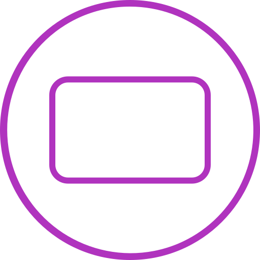 Rounded rectangle Generic color outline icon