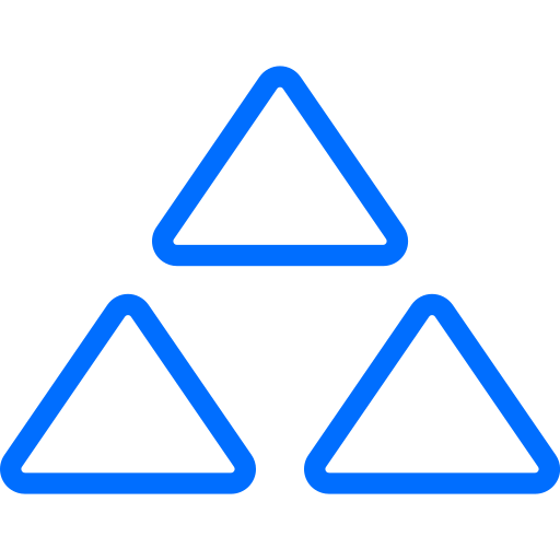 Triangles Generic color outline icon