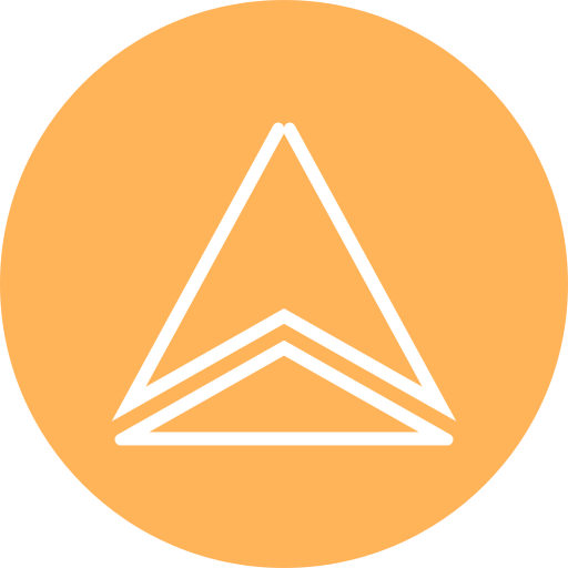 Tetrahedron Generic color fill icon