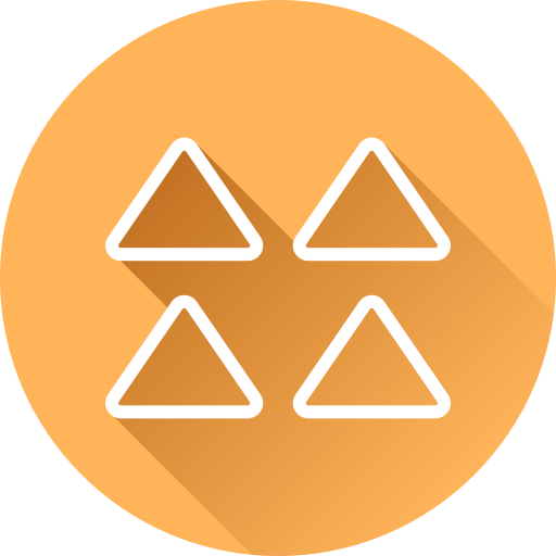 trójkąty Generic gradient fill ikona