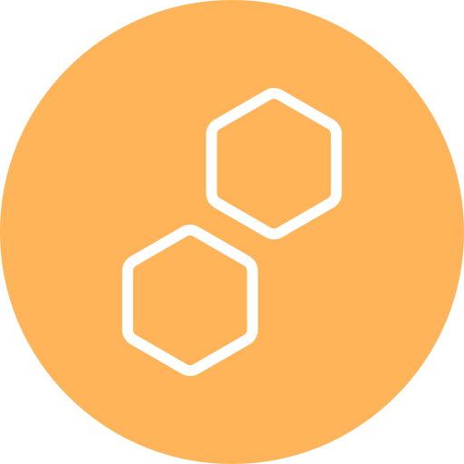 Hexagons Generic color fill icon