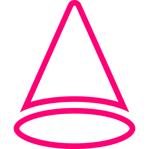 Cone Generic color outline icon
