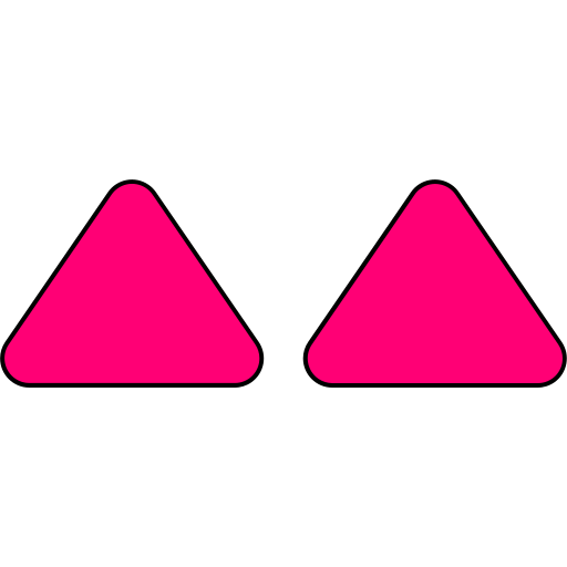 Triangles Generic color lineal-color icon