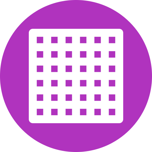 Grid Generic color fill icon