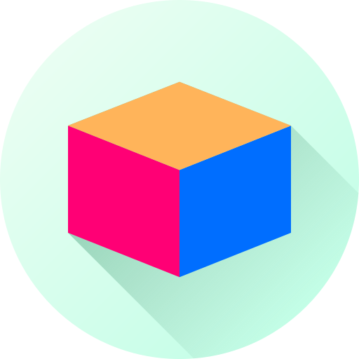 cubo Generic color fill icona