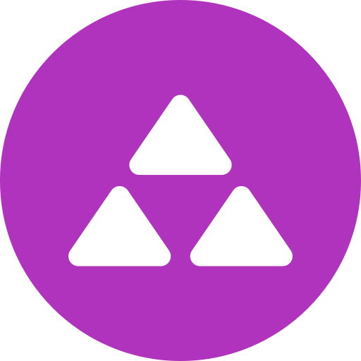 triangoli Generic color fill icona