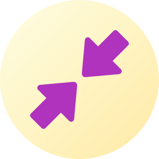 最小化する Generic color fill icon