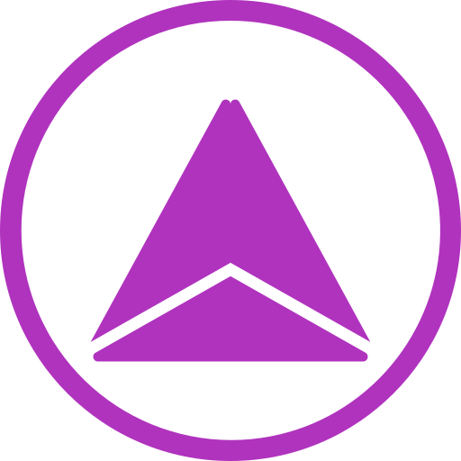 Tetrahedron Generic color fill icon