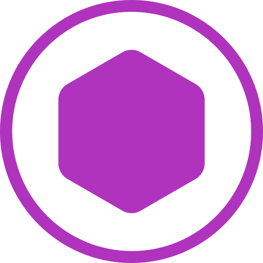 hexagon Generic color fill icon