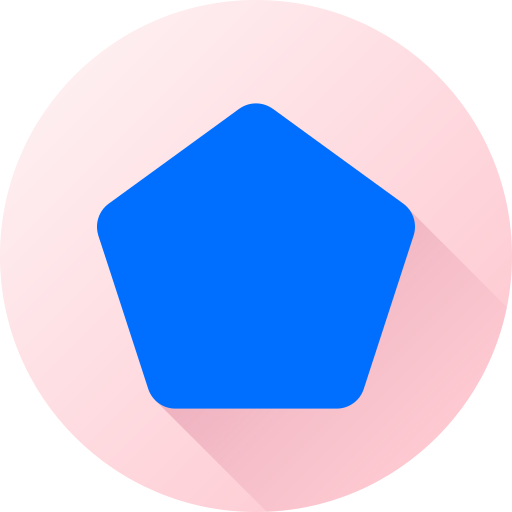 pentagono Generic color fill icona