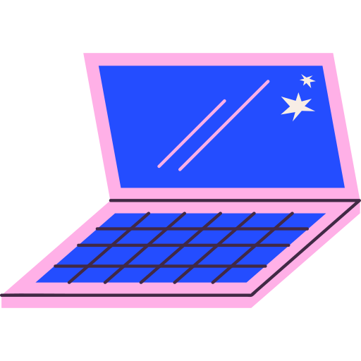 laptop Generic Sticker Color Fill ikona