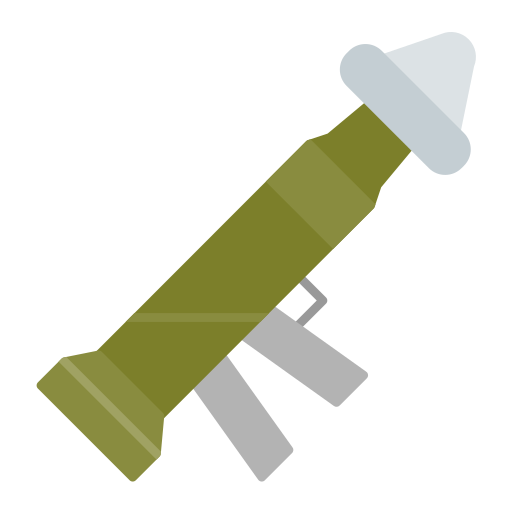 Rocket launcher Generic color fill icon