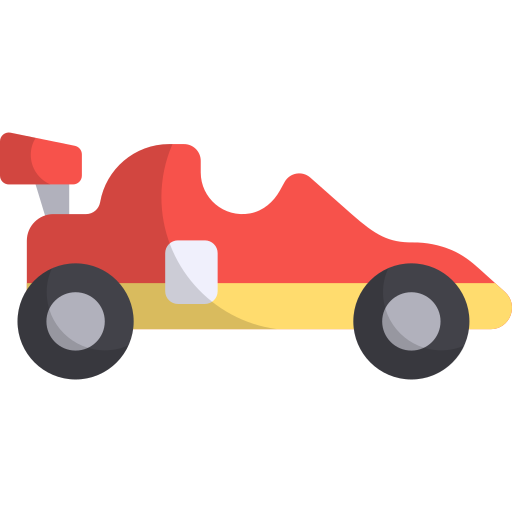レーシングカー Generic color fill icon
