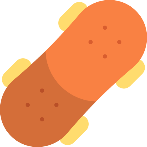 Skateboard Generic color fill icon