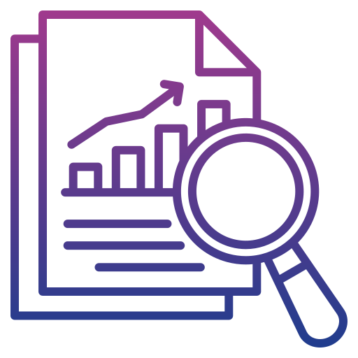 Analysis Generic gradient outline icon