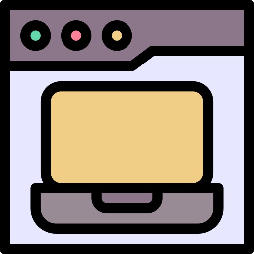 computer portatile Generic color lineal-color icona