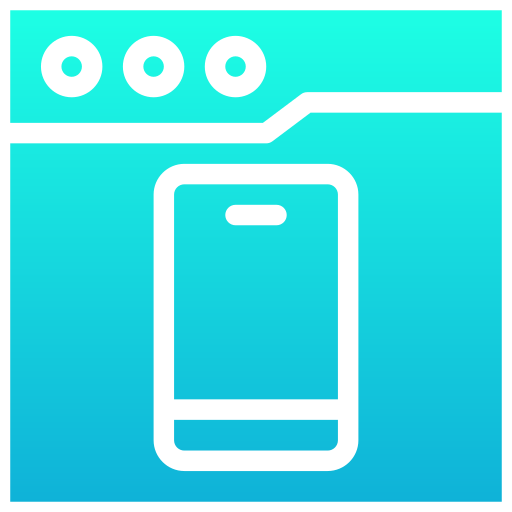 smartphone Generic gradient fill icona