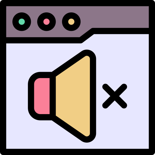 ミュート Generic color lineal-color icon