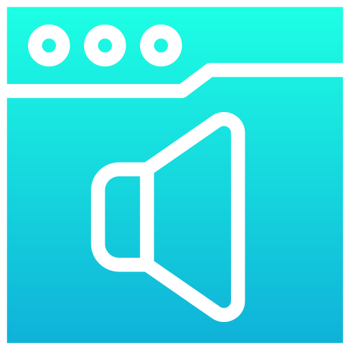 スピーカー Generic gradient fill icon