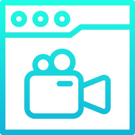 Video camera Generic gradient outline icon