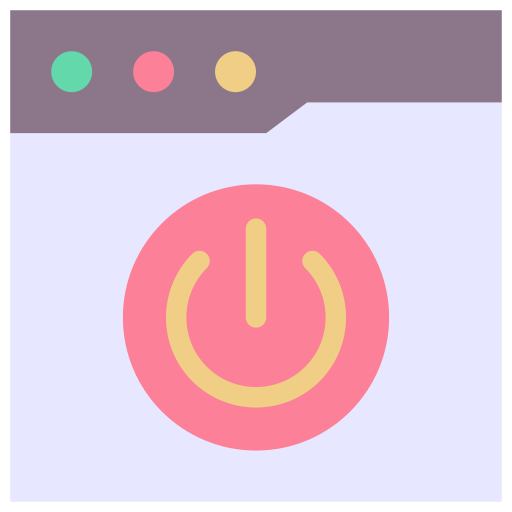 Кнопка включения Generic color fill иконка