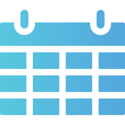 カレンダー Generic gradient fill icon