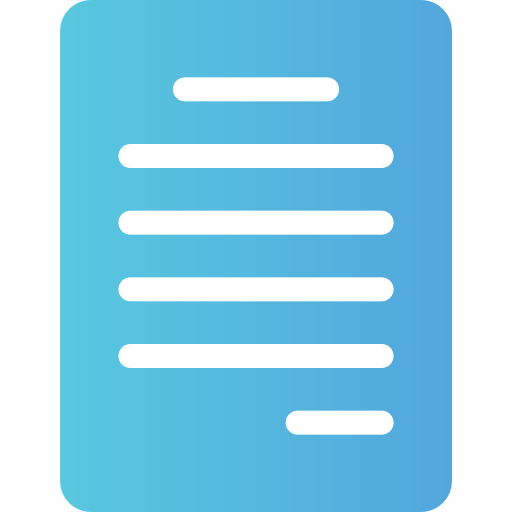 Document Generic gradient fill icon