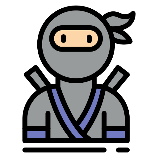 ninja Generic color lineal-color Icône