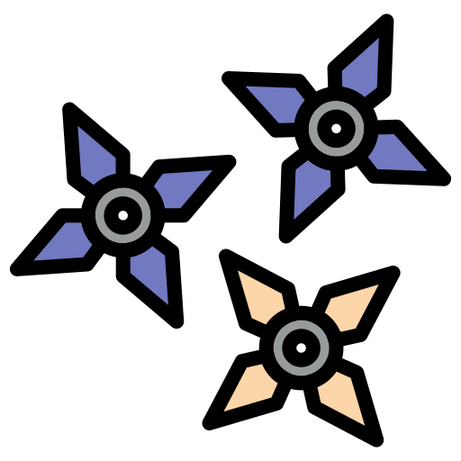shuriken Generic color lineal-color icono