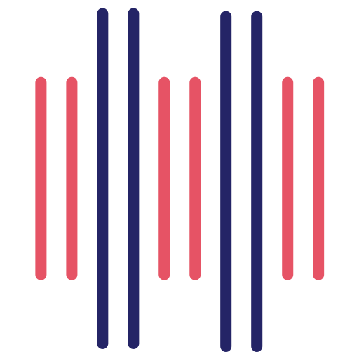 barras verticales Generic color outline icono