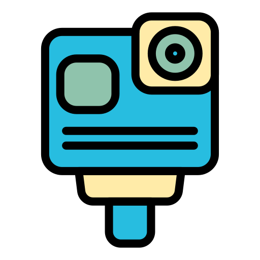 actionkamera Generic color lineal-color icon