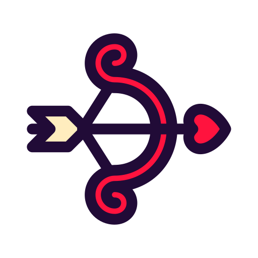 flecha de cupido Generic color lineal-color icono